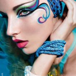 Maquillage artistique présenté dans le magazine MUP