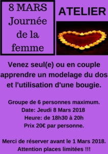 8 MARS Journée de la femme